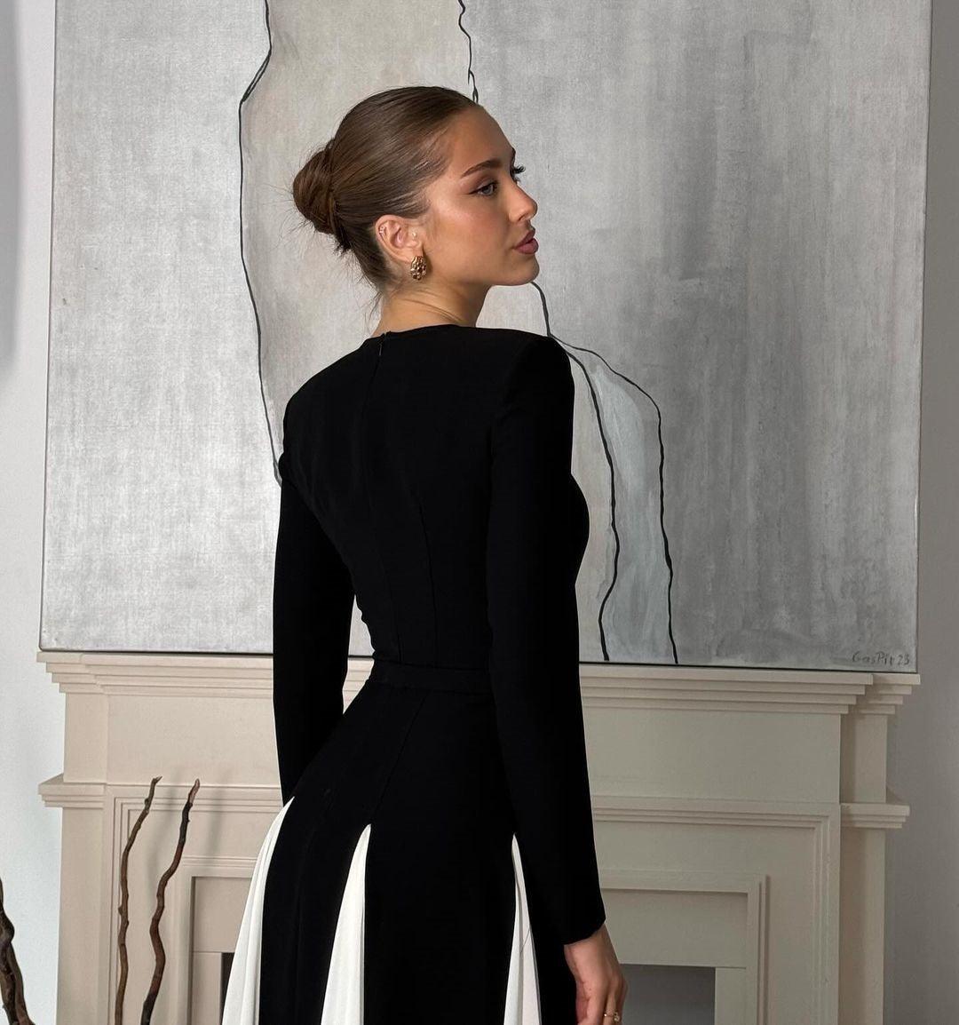 Maxi jurk met vloeiende pasvorm chic voor vrouwen