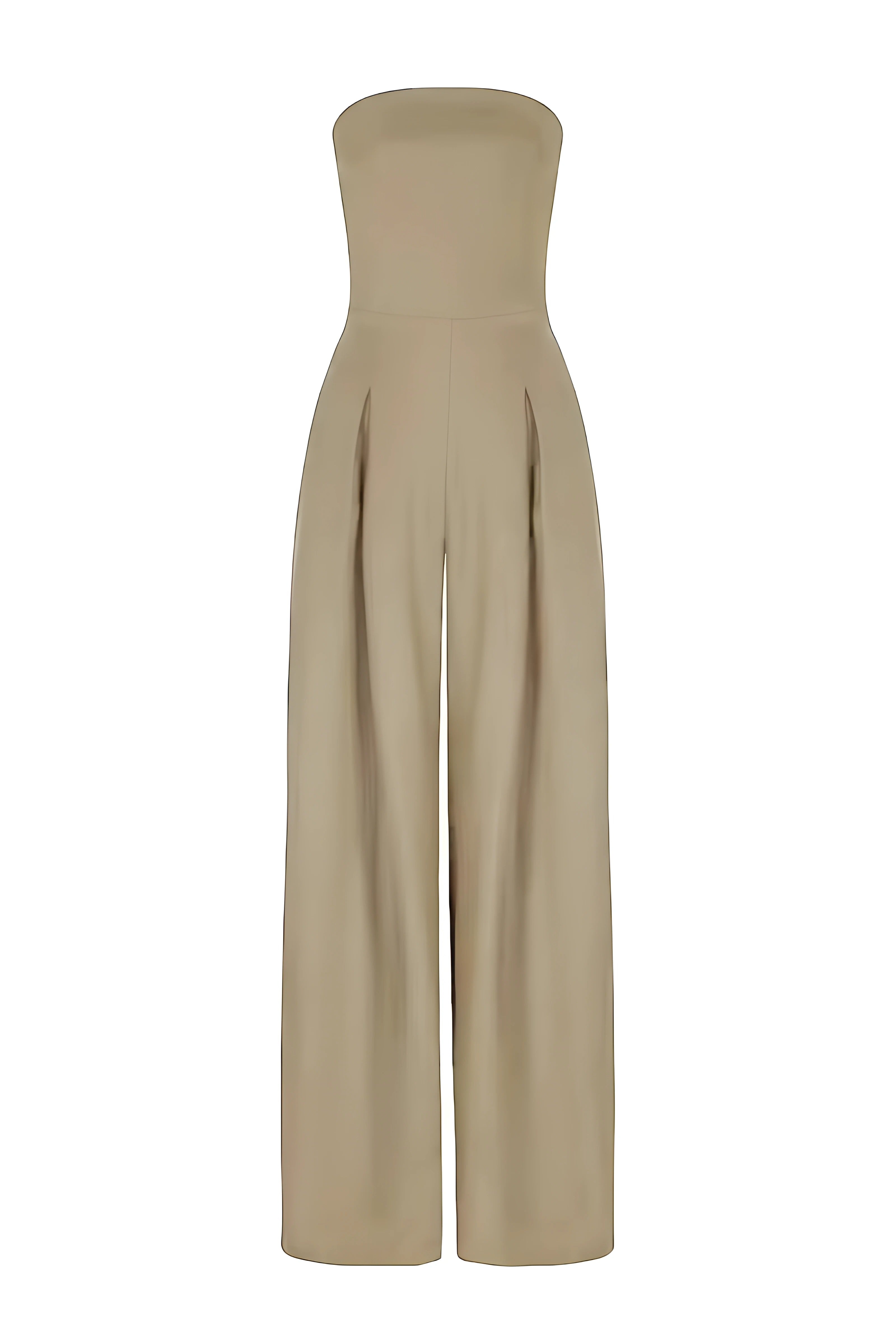 Strapless jumpsuit met elegante uitstraling voor vrouwen