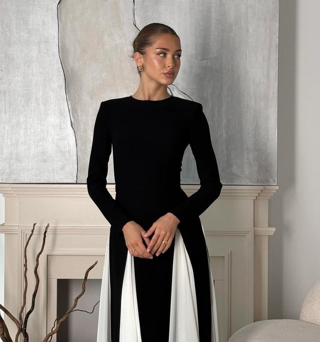 Maxi jurk met vloeiende pasvorm chic voor vrouwen