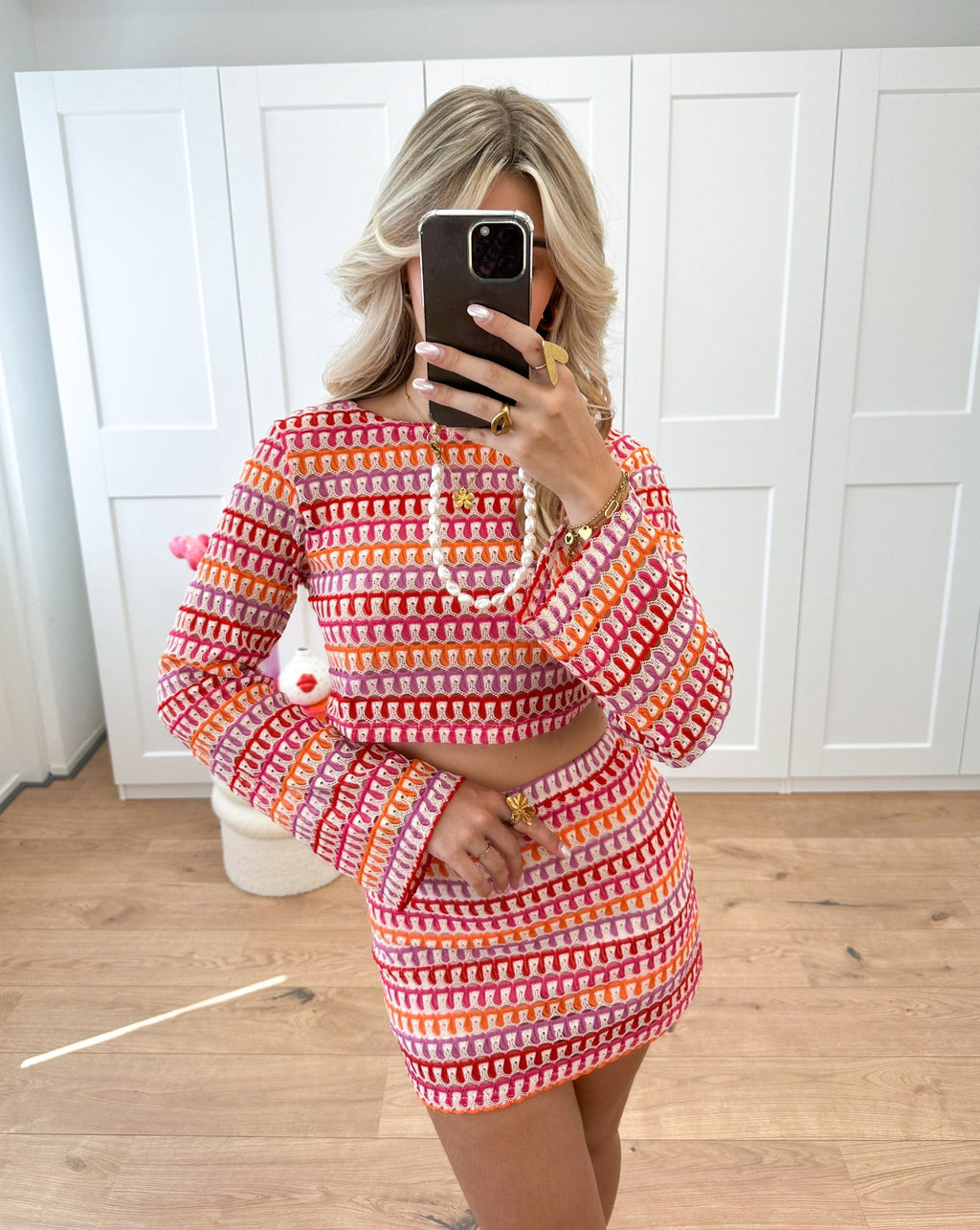 Gehaakte zomerset met crochet patroon voor vrouwen