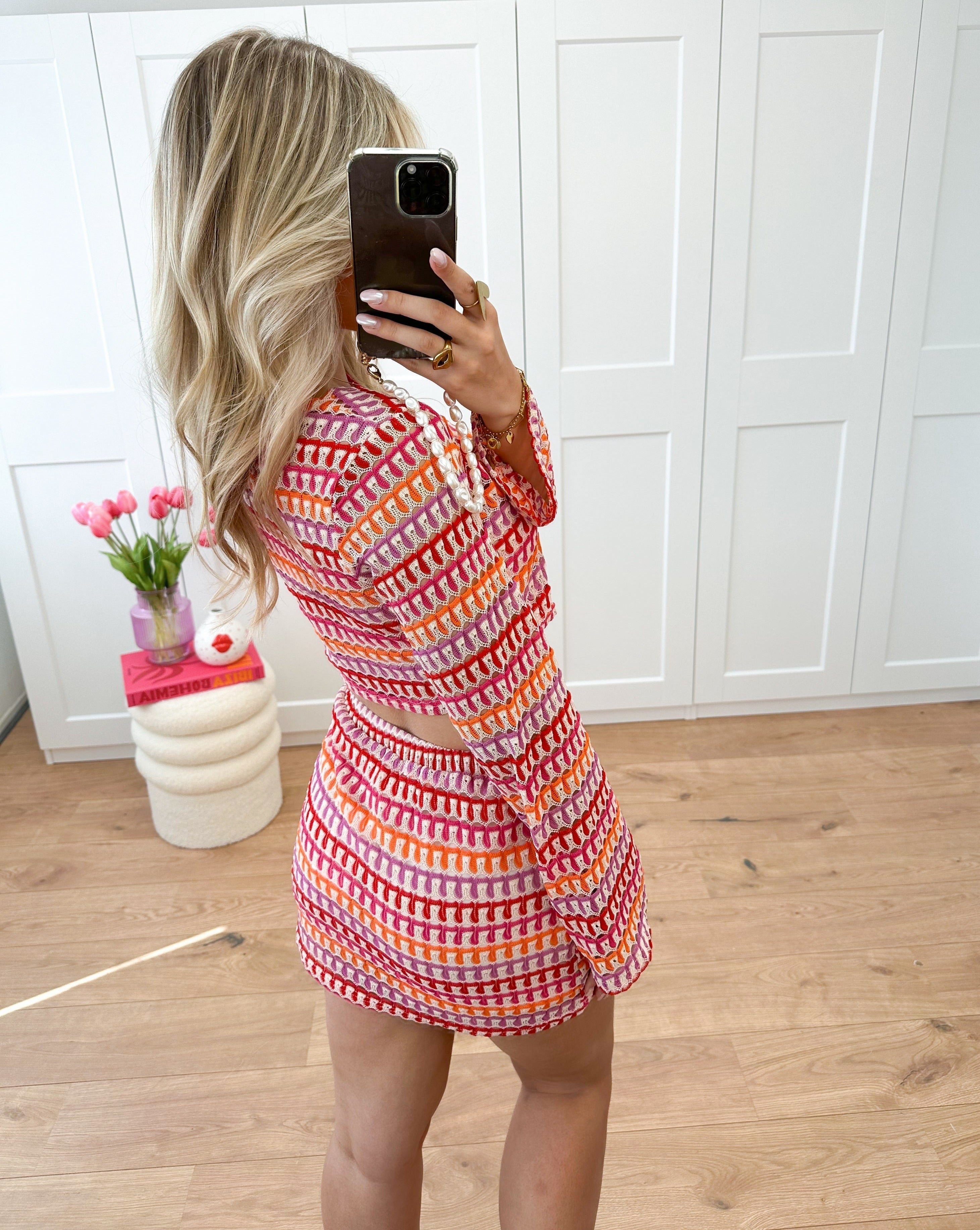 Gehaakte zomerset met crochet patroon voor vrouwen