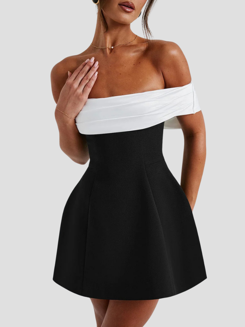 Mini Jurk met grote strik voor vrouwen