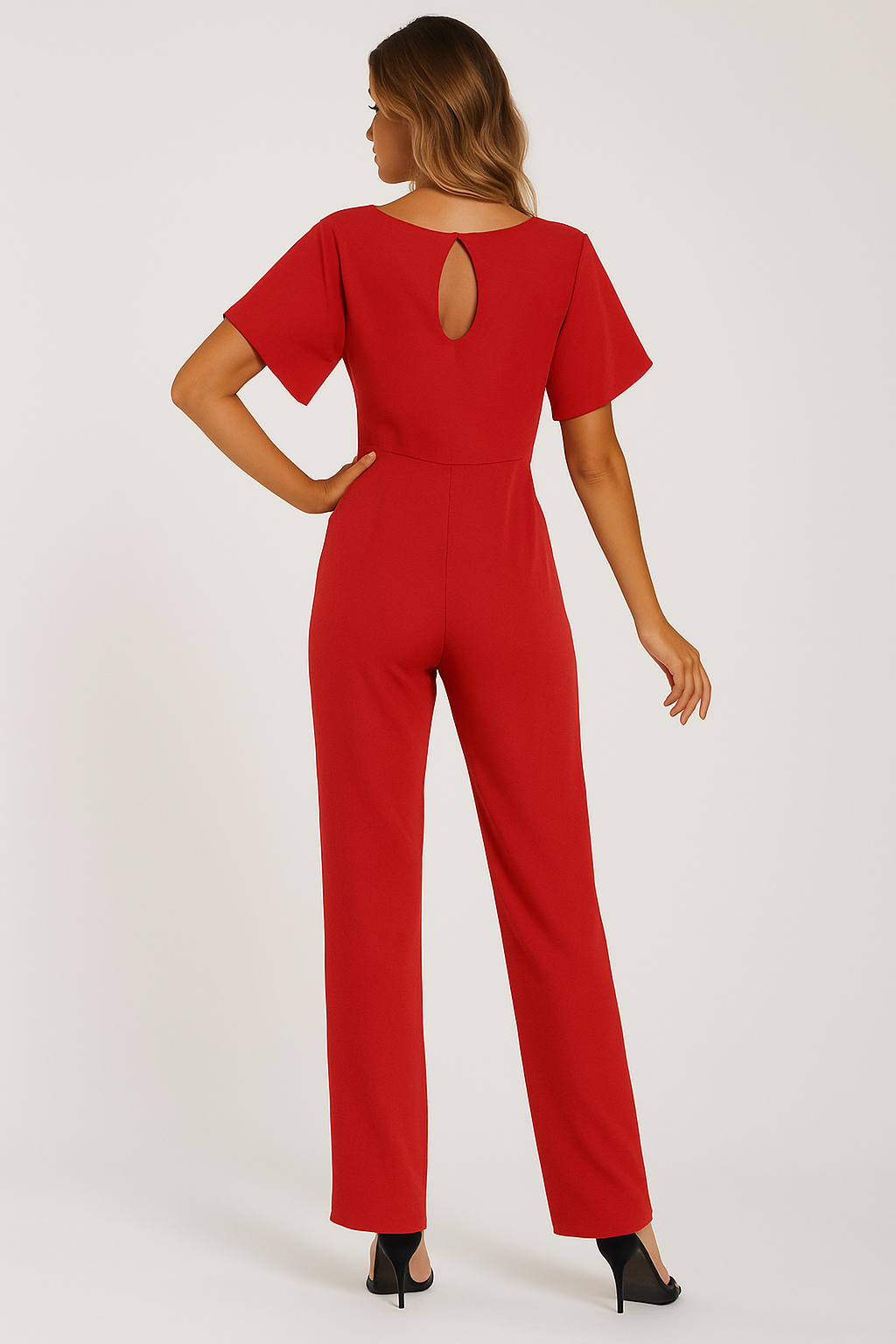 Jumpsuit met strikdetail voor elke gelegenheid voor vrouwen