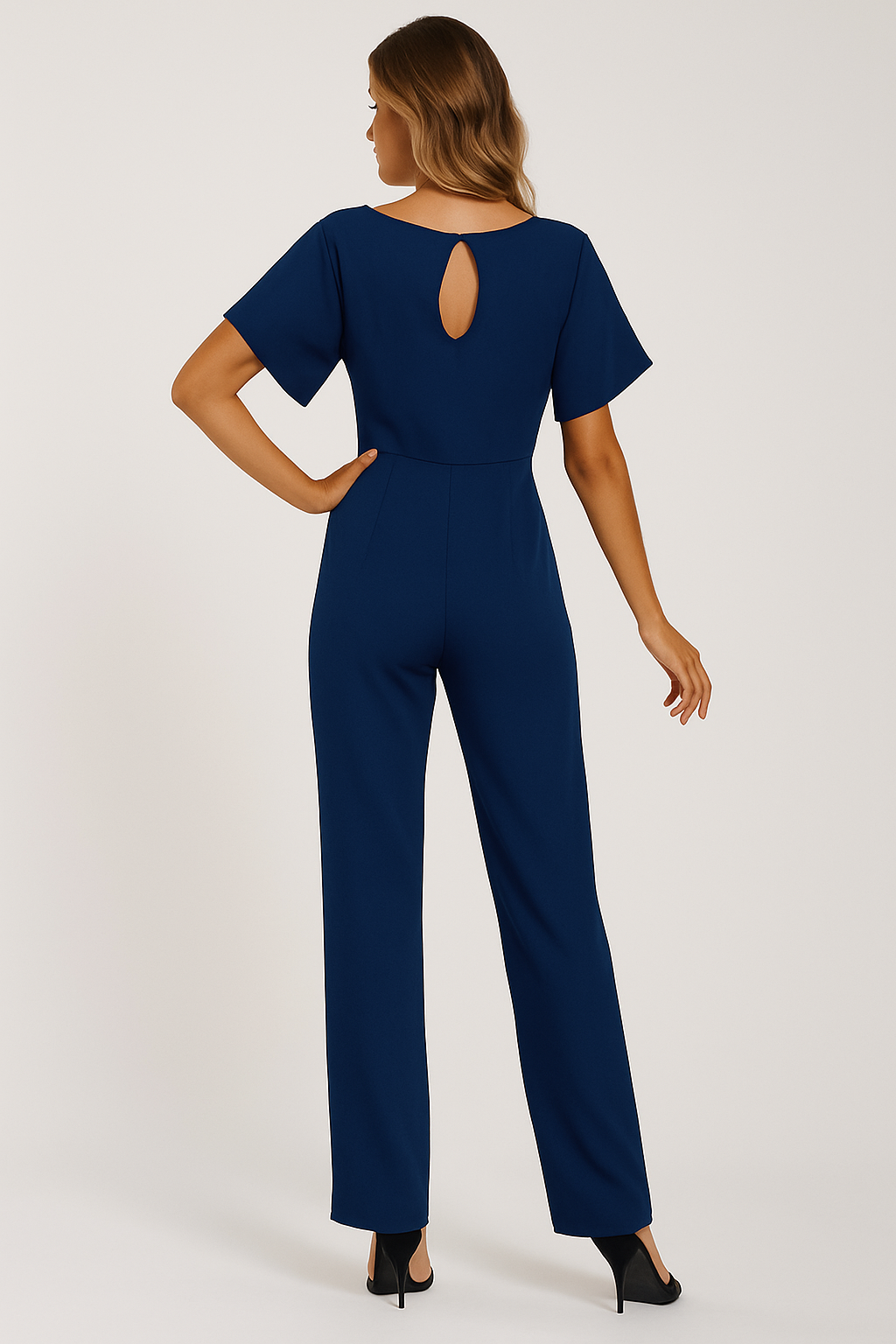 Jumpsuit met strikdetail voor elke gelegenheid voor vrouwen