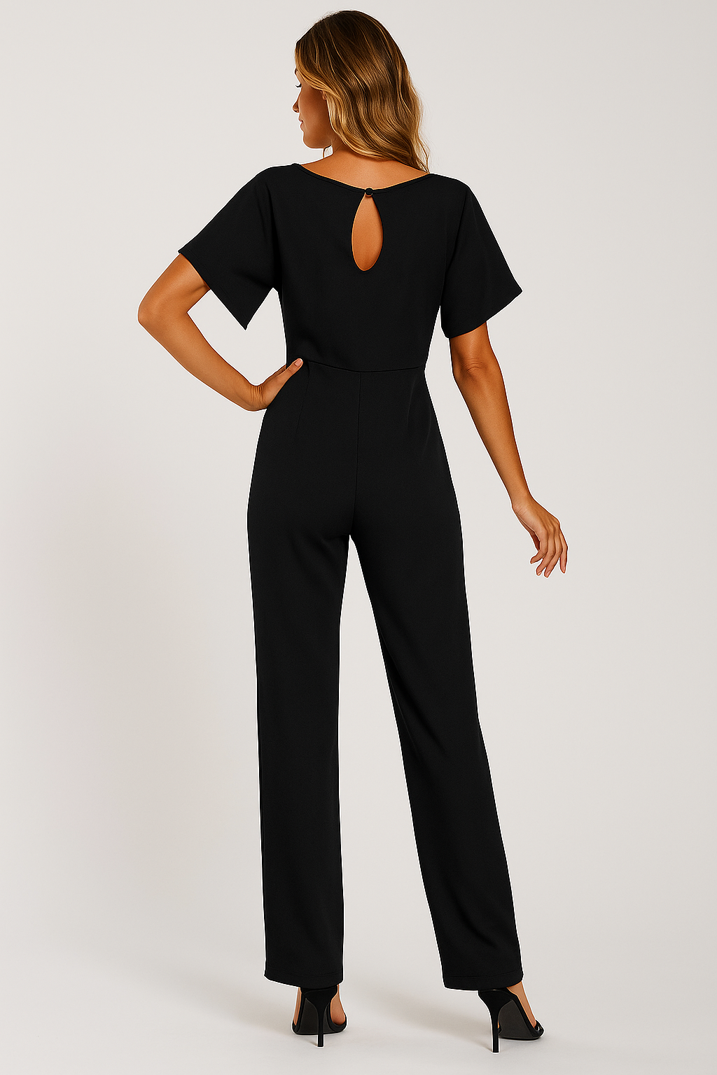 Jumpsuit met strikdetail voor elke gelegenheid voor vrouwen