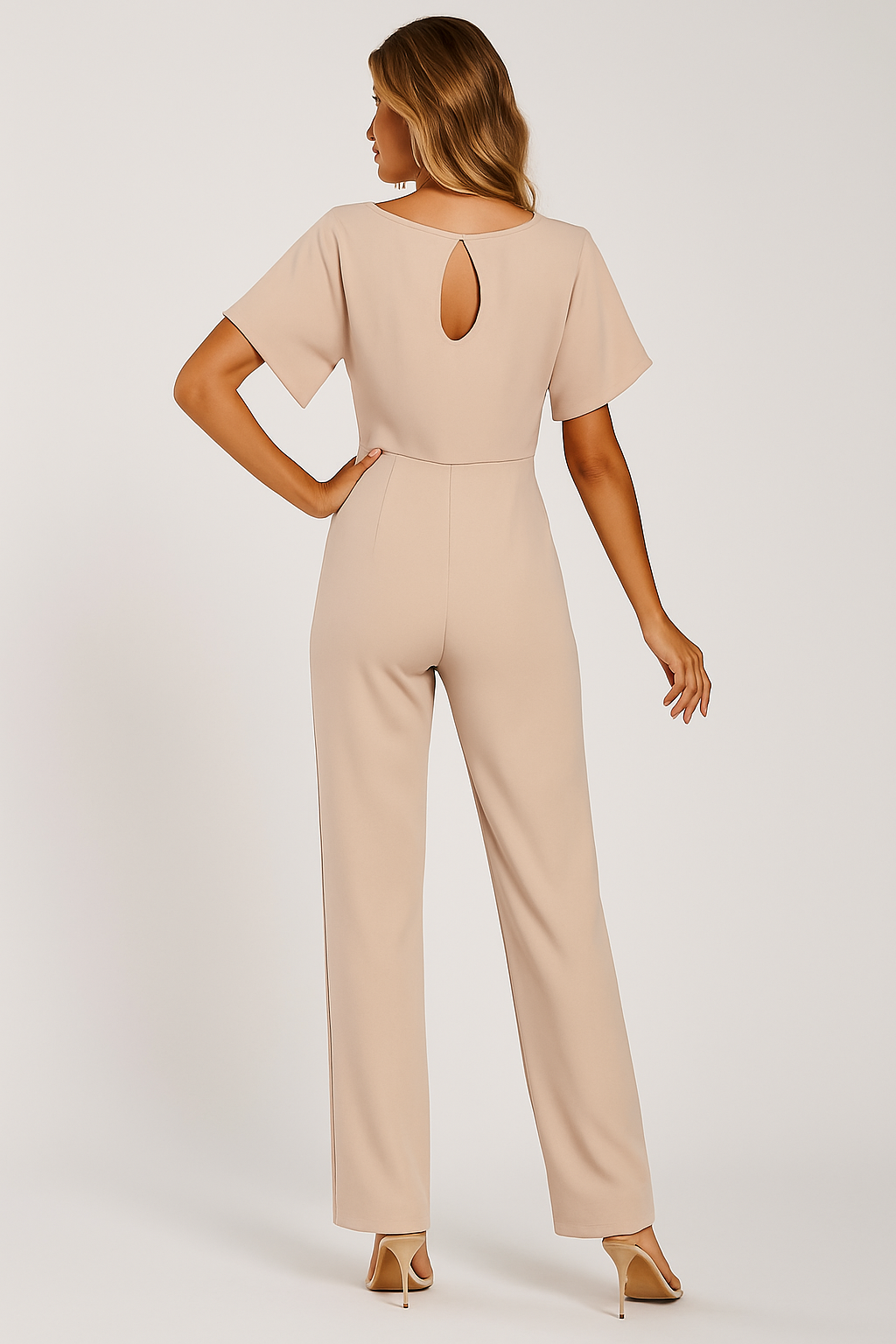Jumpsuit met strikdetail voor elke gelegenheid voor vrouwen