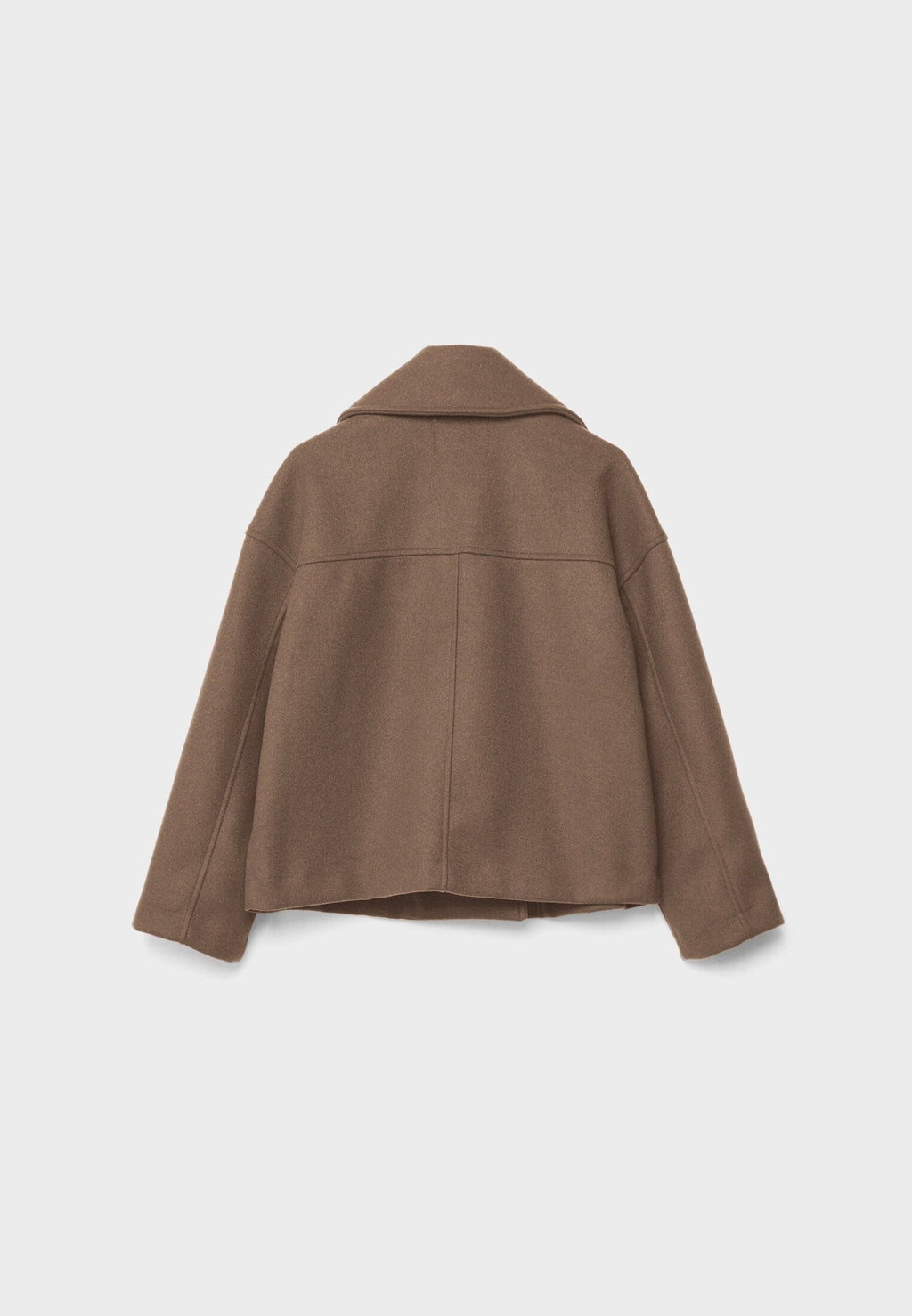 Korte chique jas met dubbele knoopsluiting voor vrouwen