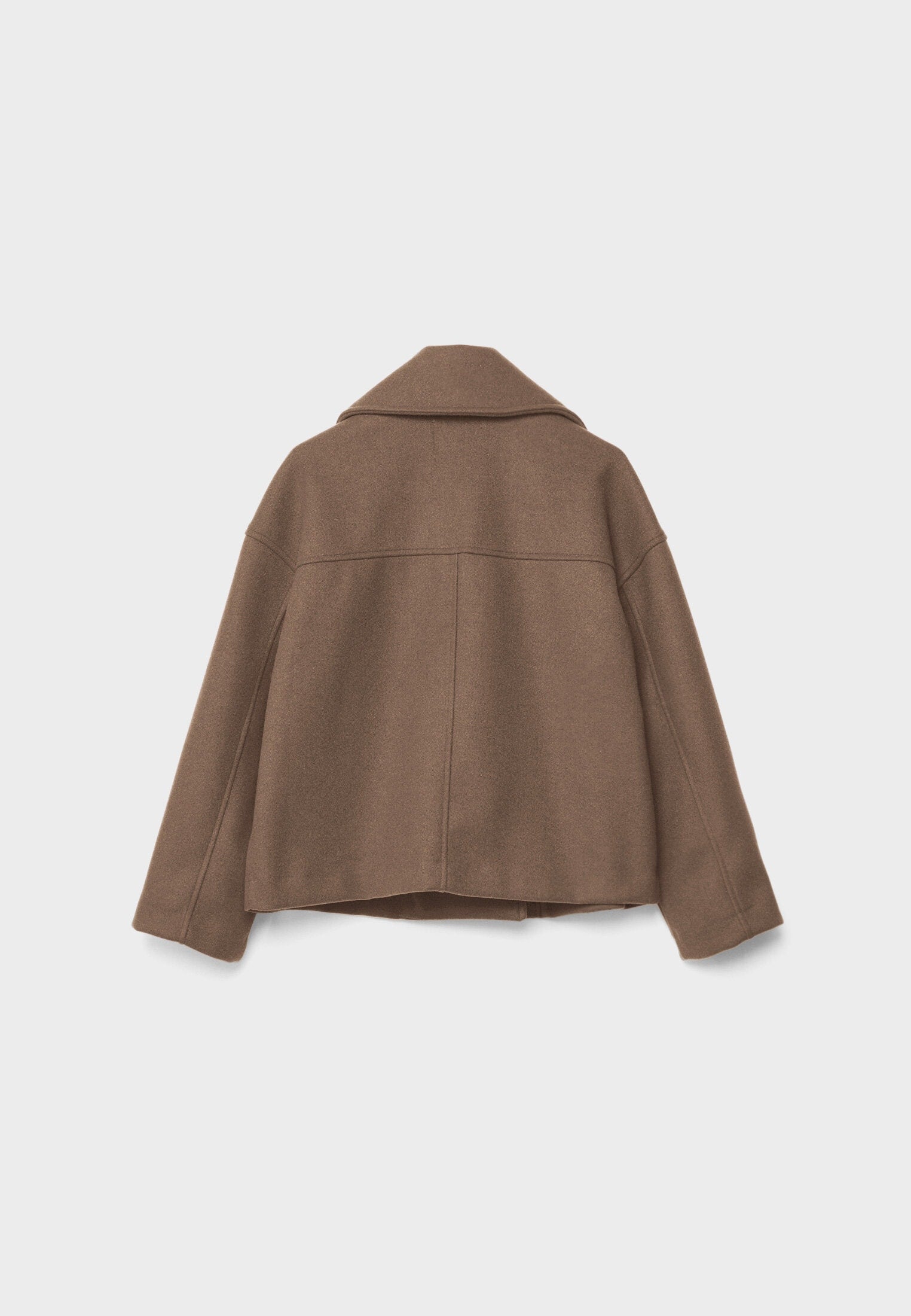 Korte chique jas met dubbele knoopsluiting voor vrouwen