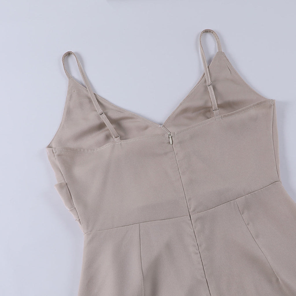 Maxi jurk met luxe V-hals voor vrouwen