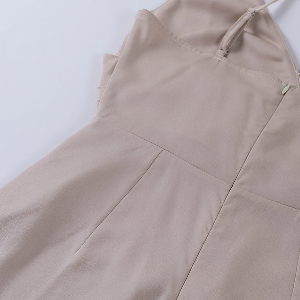 Maxi jurk met luxe V-hals voor vrouwen