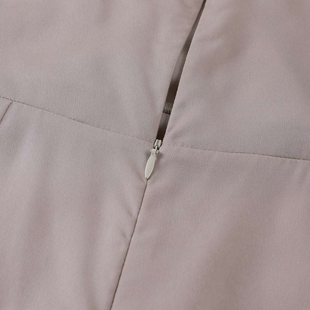 Maxi jurk met luxe V-hals voor vrouwen