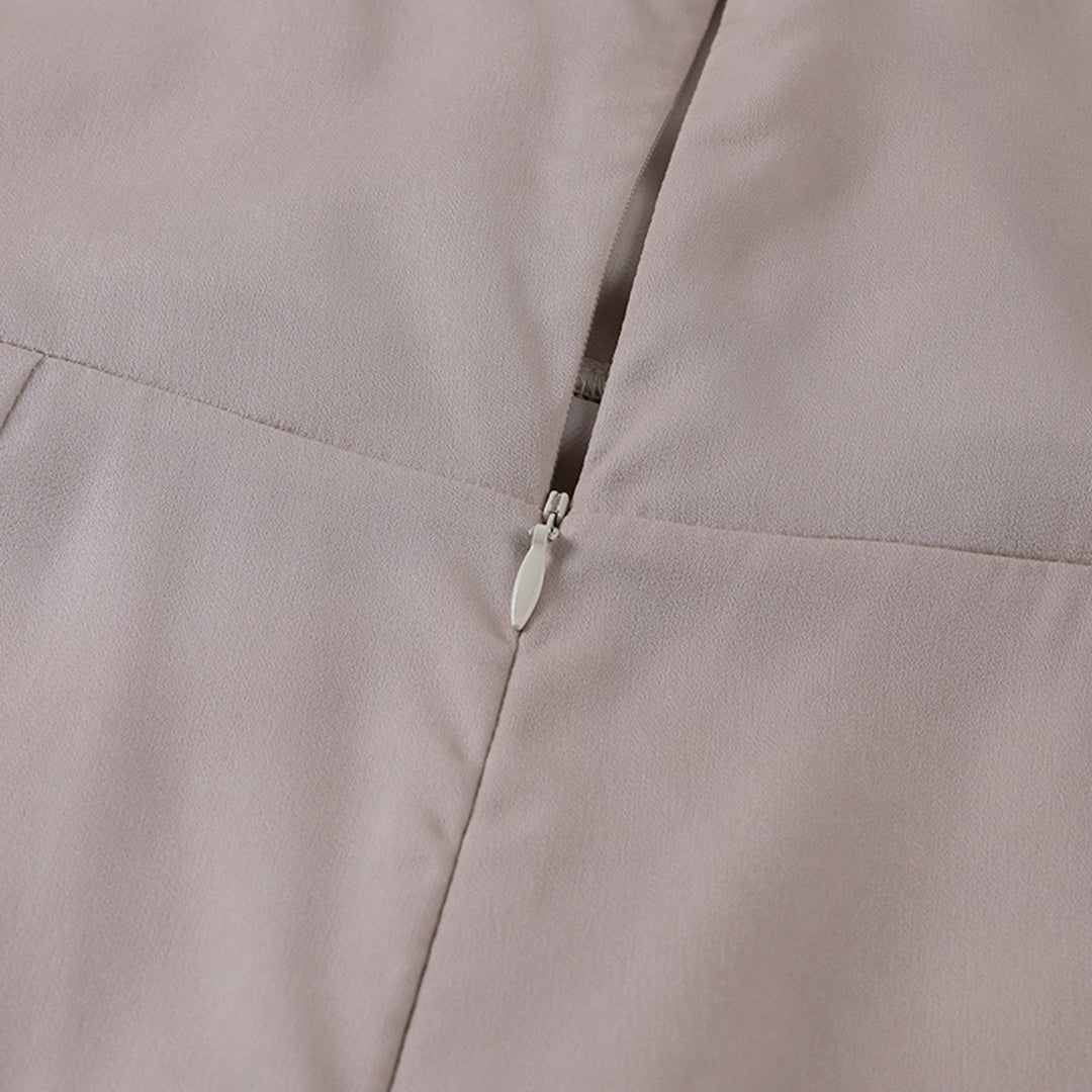 Maxi jurk met luxe V-hals voor vrouwen