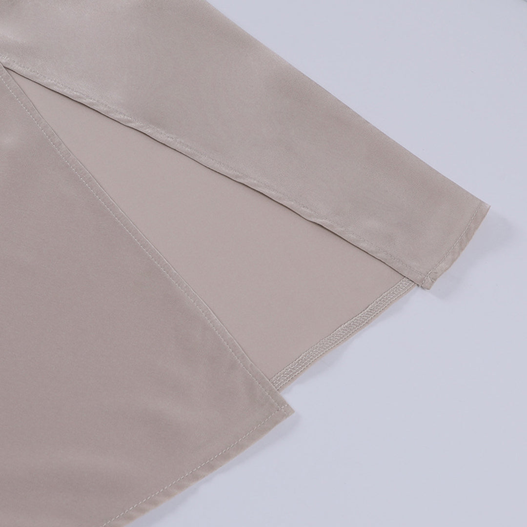 Maxi jurk met luxe V-hals voor vrouwen