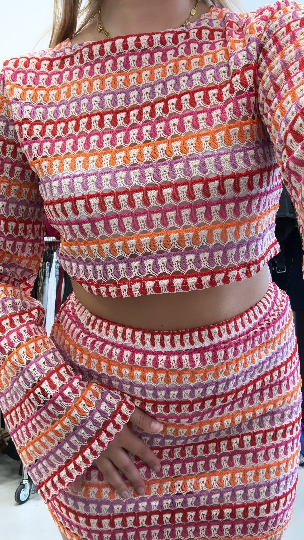 Gehaakte zomerset met crochet patroon voor vrouwen