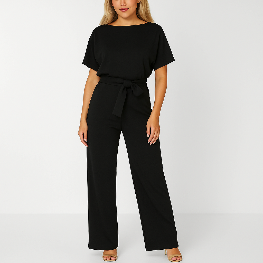 Jumpsuit met strikdetail voor elke gelegenheid voor vrouwen