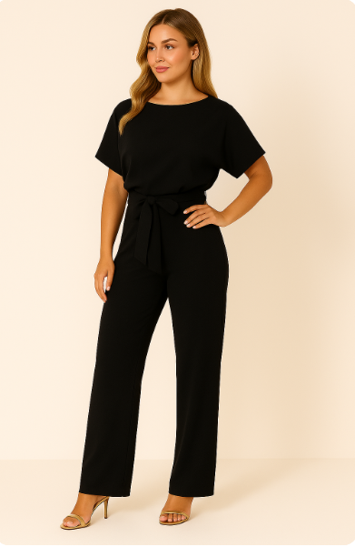 Jumpsuit met strikdetail voor elke gelegenheid voor vrouwen