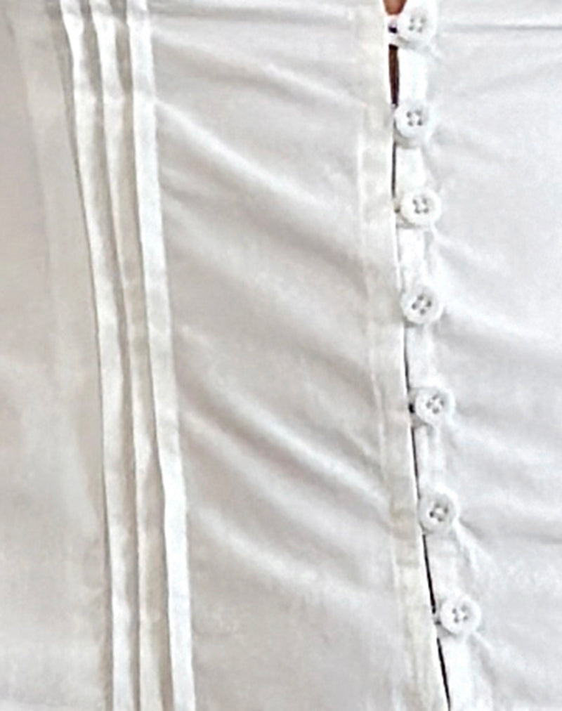 Blouse met V-hals en getailleerd ontwerp voor vrouwen