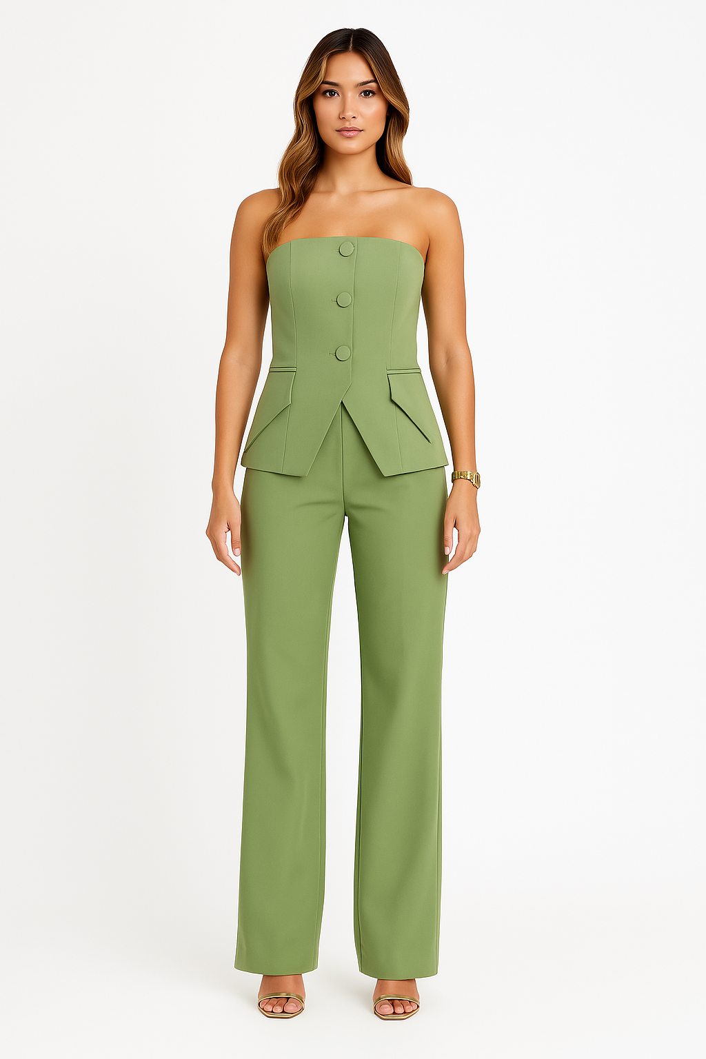 Elegante Set met off-the-shoulder Top voor vrouwen