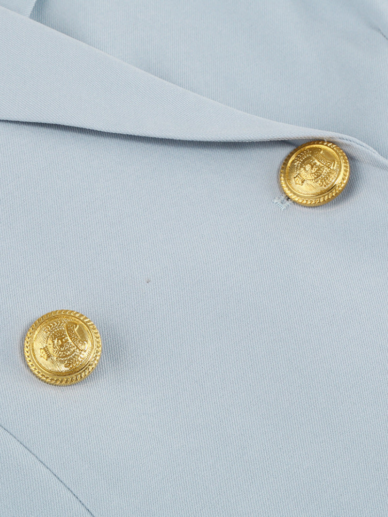 Blazer jurk met elegante cape details voor vrouwen