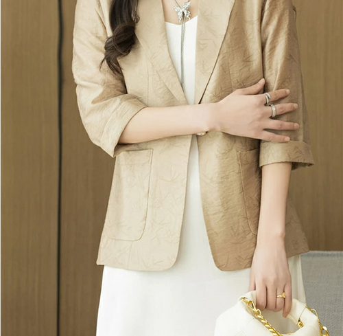 Blazer met driekwart mouwen stijlvol en elegant voor vrouwen